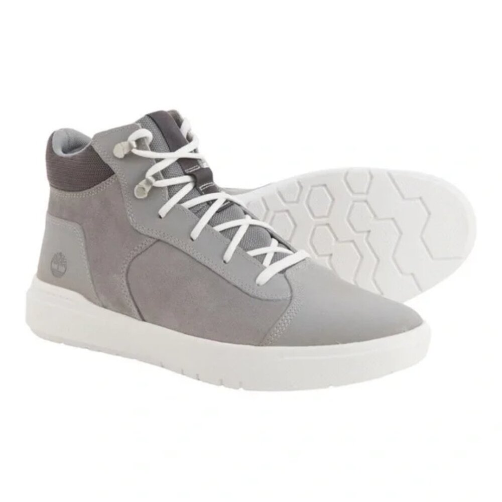 TIMBERLAND Men’s Seneca Bay Mid Sneaker Boots-Leather Griffin - Picture 7 of 7